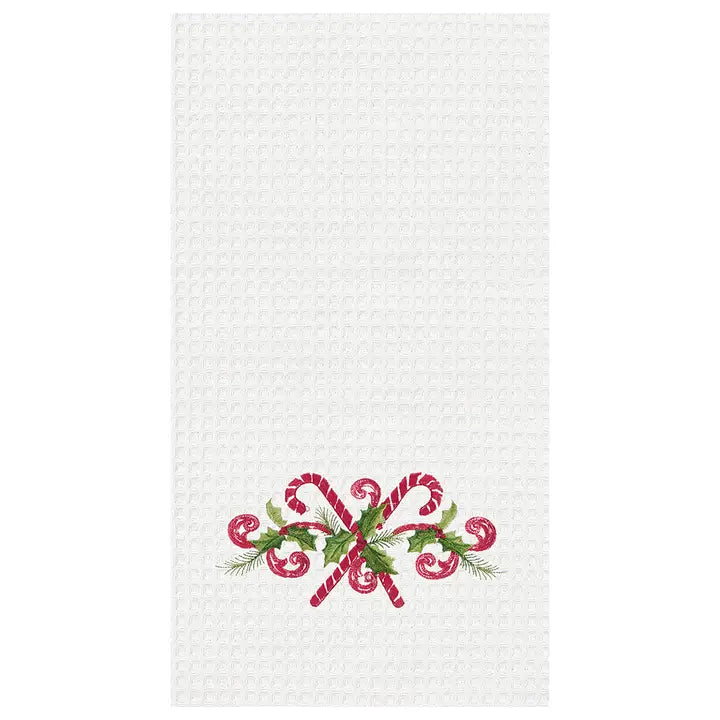 Christmas Candy Canes Kitchen Towel