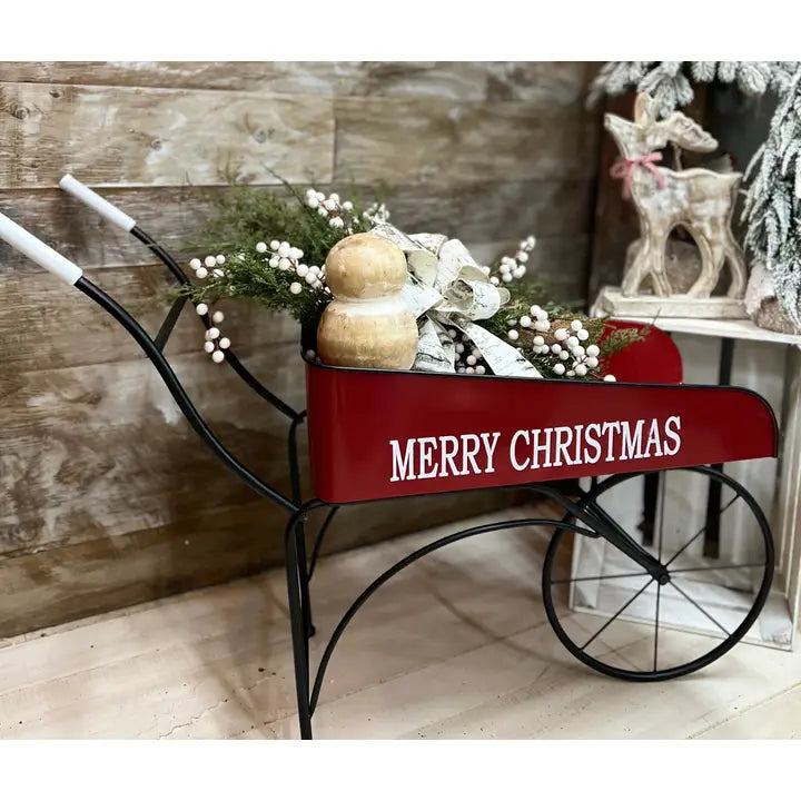 Christmas Wheelbarrow