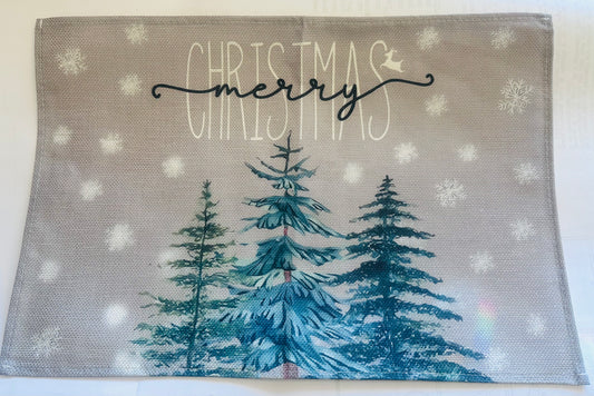 Merry Christmas Woven placemats