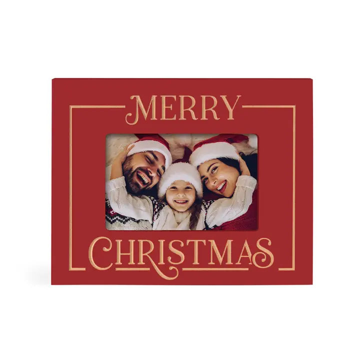 Merry Christmas Red Photo Frame