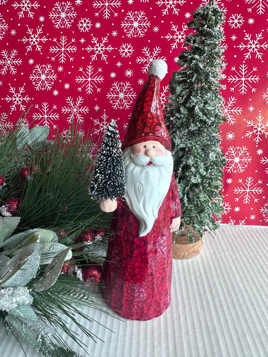 Santa with Tree